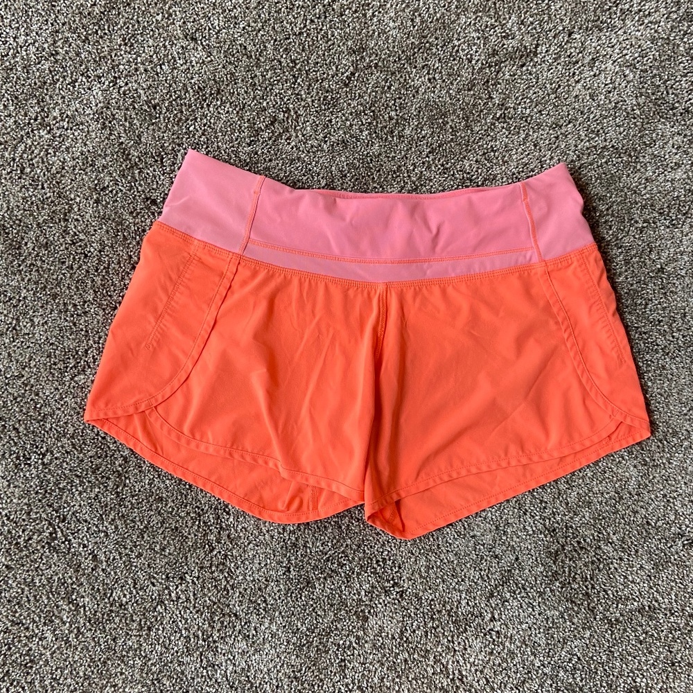 Lululemon run shorts 6